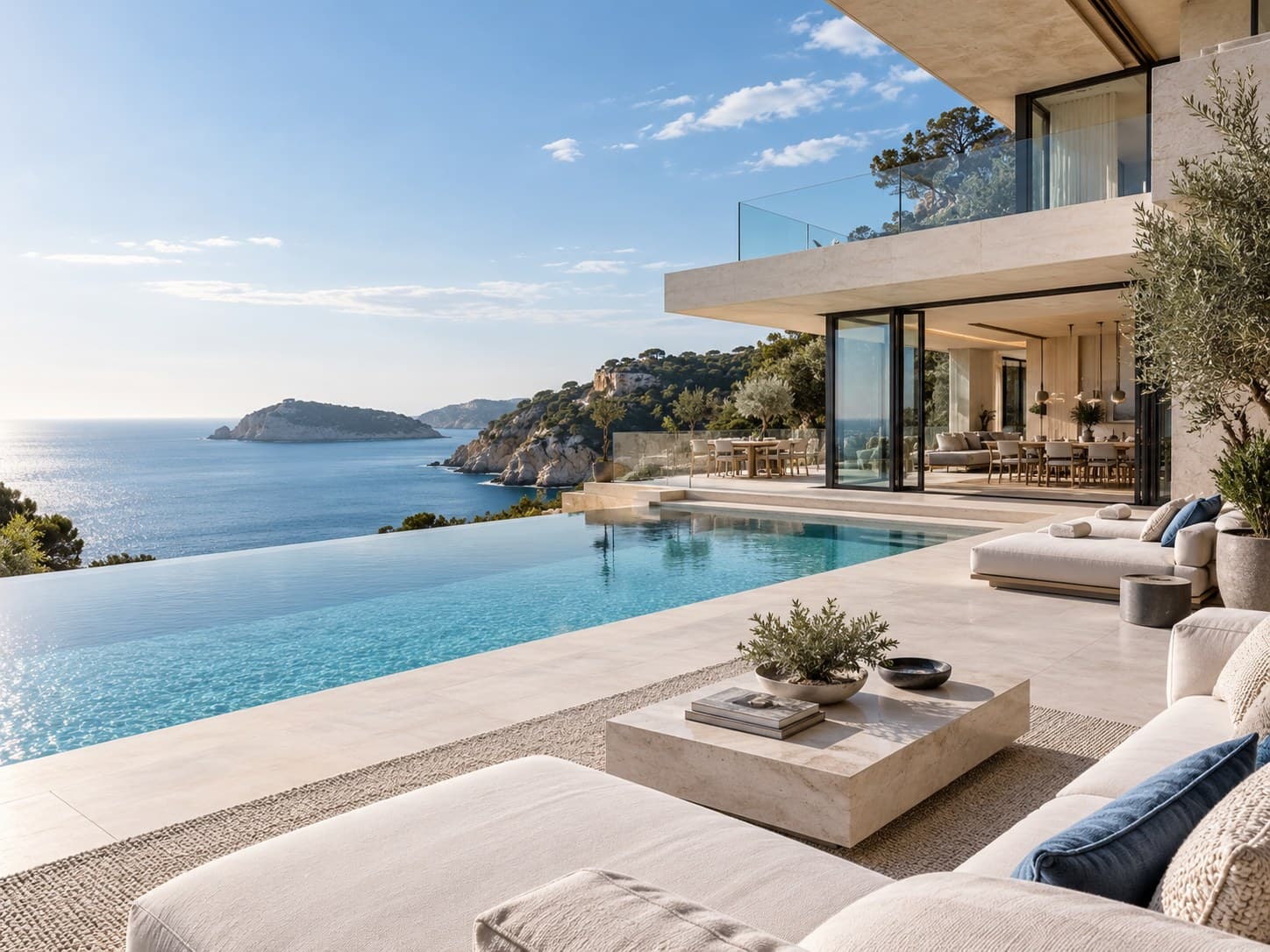 Clifftop Villa with Infinity Pool, Port d’Andratx, Mallorca